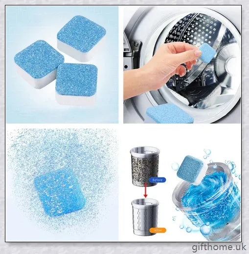 Finally Fresh Washing Machine Cleaner - Premium Cleaning Tablets for a Deep, Thorough Clean