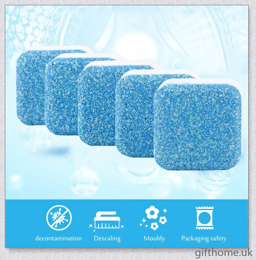 Finally Fresh Washing Machine Cleaner - Premium Cleaning Tablets for a Deep, Thorough Clean