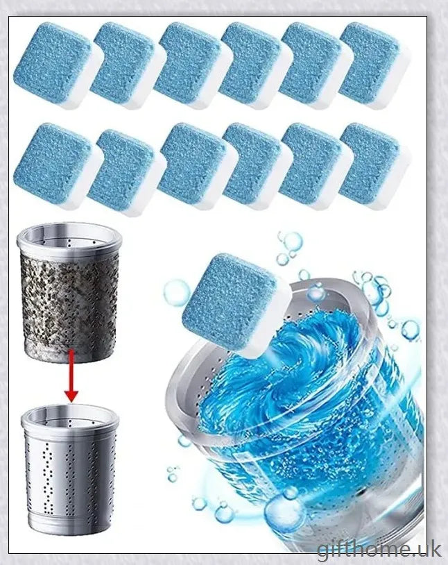 Finally Fresh Washing Machine Cleaner - Premium Cleaning Tablets for a Deep, Thorough Clean