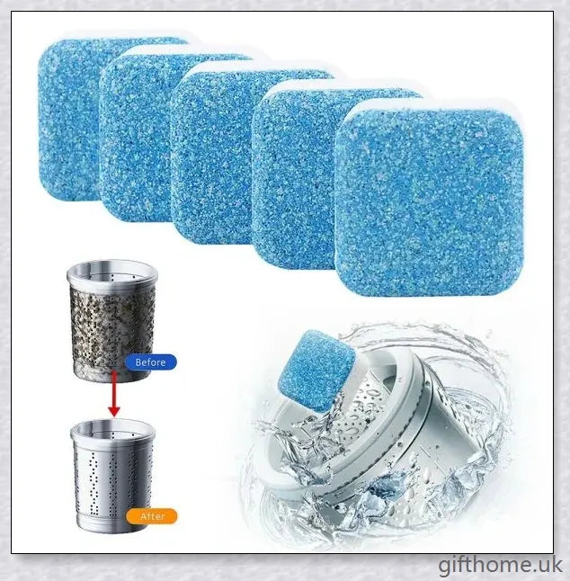 Finally Fresh Washing Machine Cleaner - Premium Cleaning Tablets for a Deep, Thorough Clean