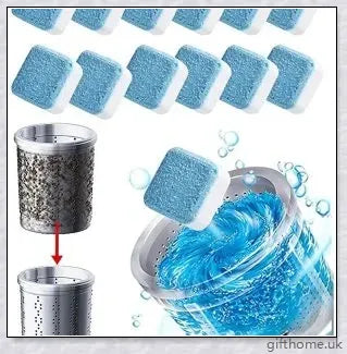 Finally Fresh Washing Machine Cleaner - Premium Cleaning Tablets for a Deep, Thorough Clean