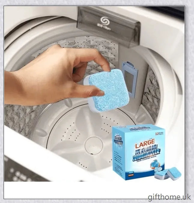 Finally Fresh Washing Machine Cleaner - Premium Cleaning Tablets for a Deep, Thorough Clean