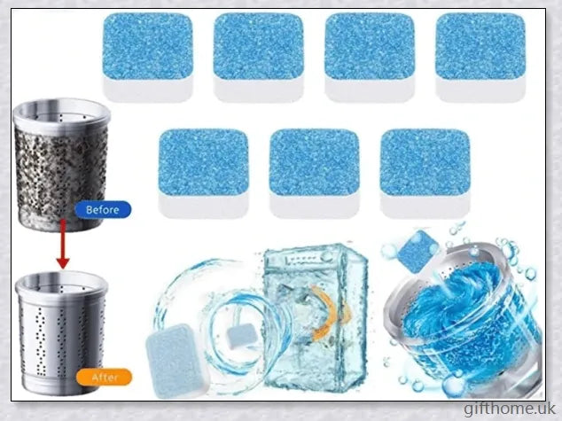 Finally Fresh Washing Machine Cleaner - Premium Cleaning Tablets for a Deep, Thorough Clean