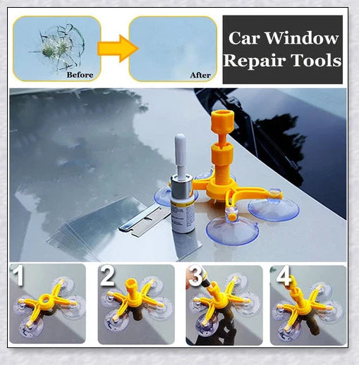 A phone screen crack repair kit with a specialized resin formula and vacuum-powered applicator for easy, invisible screen repairs.
