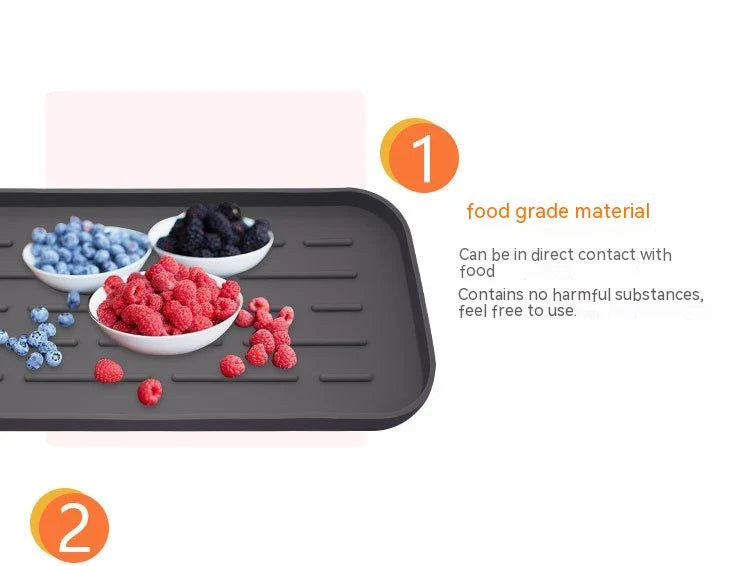 Edible Silicon Kitchen Storage Fruit Pad - Premium Silicone Tray for Organised Kitchens