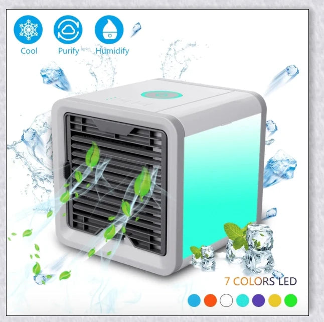 Portable Mini Air-Conditioner with compact, space-saving design for personal cooling