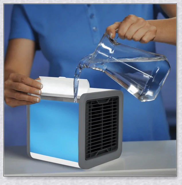 Portable Mini Air-Conditioner with compact, space-saving design for personal cooling