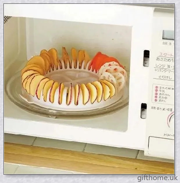 Microwave Potato Chip Maker - The Ultimate Home Baking Tool for Easy, Low Mess, Homemade, Fat-Free Chips