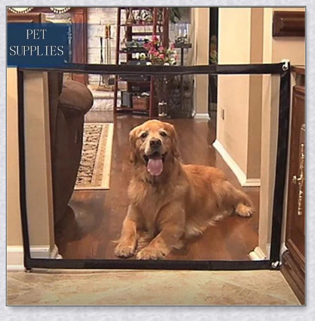 GiftHome UK Indoor Retractable Dog Gate Mesh