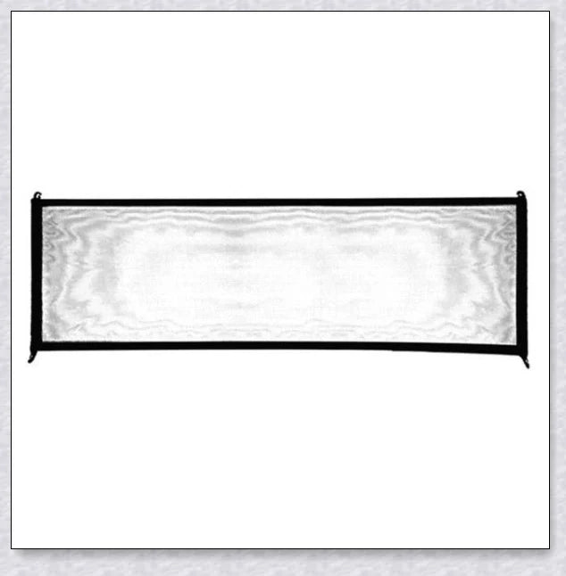 Indoor Retractable Dog Gate Mesh - Adjustable and Durable Gate Protecting Home Safety