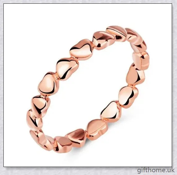 GiftHome UK 925 Sterling Silver Heart Ring
