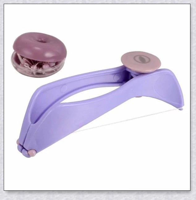 Facial Hair Removal Threading Tool for painless, root-extracting hair removal on the forehead, cheeks, chin, and upper lip