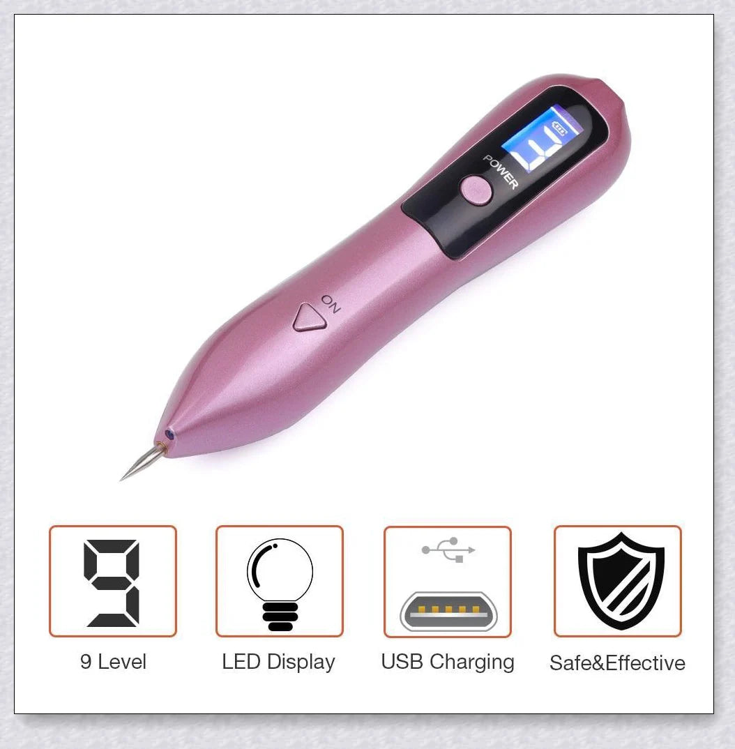 Skin Tag and Mole Remover - Innovative nano-needle technology for safe, effective blemish removal