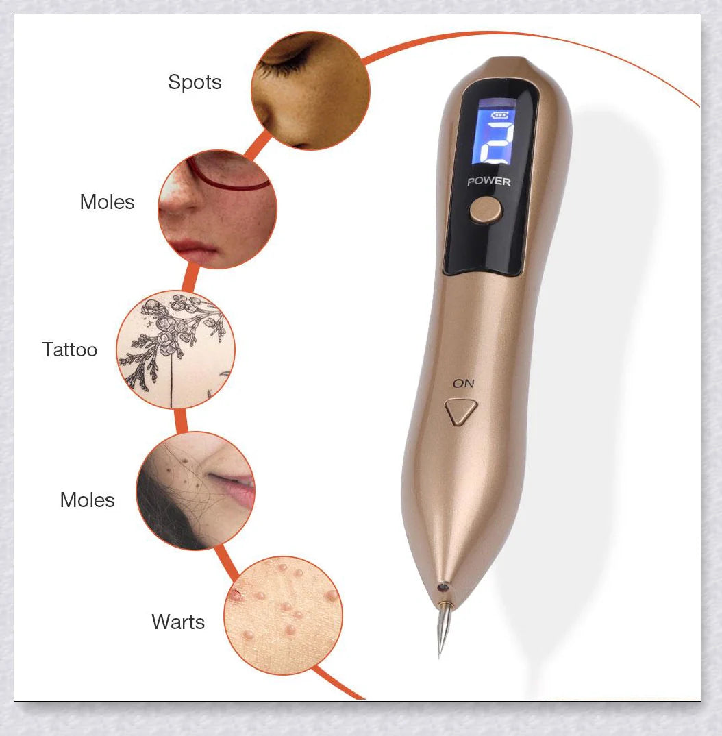 Skin Tag and Mole Remover - Innovative nano-needle technology for safe, effective blemish removal