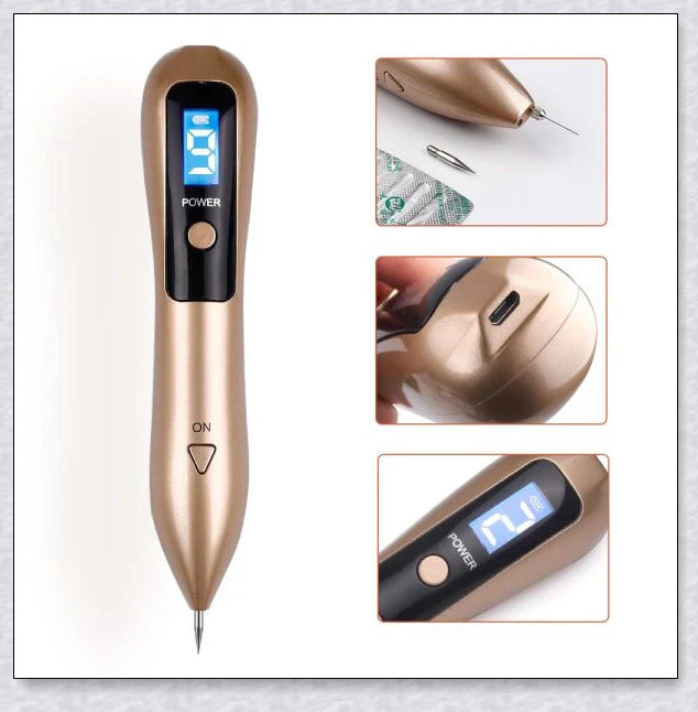 Skin Tag and Mole Remover - Innovative nano-needle technology for safe, effective blemish removal