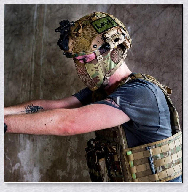 Tactical Foldable Mesh Mask With Ear Protection for Airsoft Gameplay