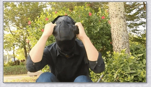 Tactical Foldable Mesh Mask With Ear Protection for Airsoft Gameplay