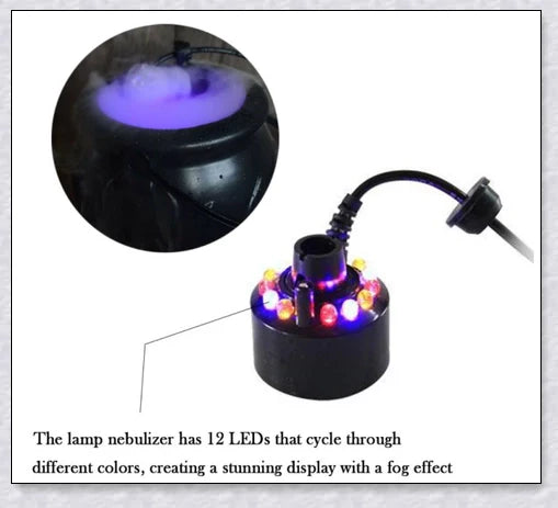 Halloween Witch Pot Smoke Machine Mist Maker with colourful LED lighting and mesmerising mist effect