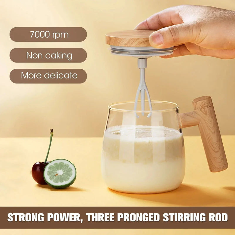 GiftHome Electric Self Stirring Coffee Mug with Handle
