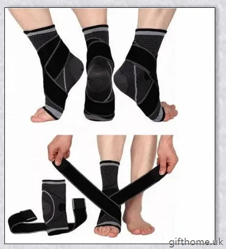 Achilles Tendon Brace for Sprained Ankles - Stabilizing Heel Spur & Arch Support to Reduce Swelling