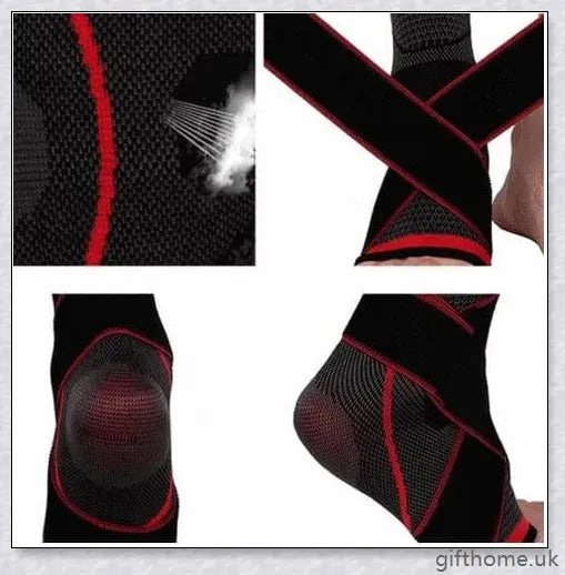 Achilles Tendon Brace for Sprained Ankles - Stabilizing Heel Spur & Arch Support to Reduce Swelling