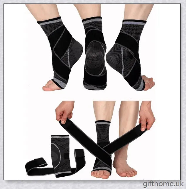 Achilles Tendon Brace for Sprained Ankles - Stabilizing Heel Spur & Arch Support to Reduce Swelling