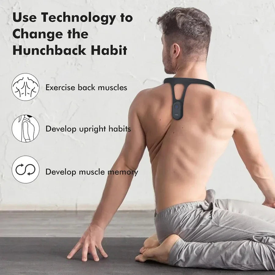 Posture Corrector Smart Device Invisible Mini - Discreet posture support device with Bluetooth connectivity and customizable features