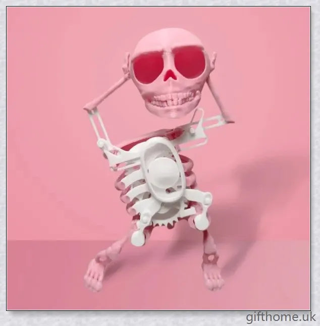 3D Model Mini Skull Printing Customised Funny Style Lucky Toy, a desk accessory with mesmerising 3D gravity-defying movements
