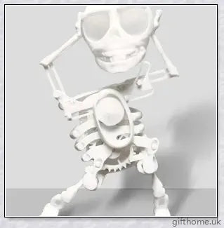 3D Model Mini Skull Printing Customised Funny Style Lucky Toy, a desk accessory with mesmerising 3D gravity-defying movements