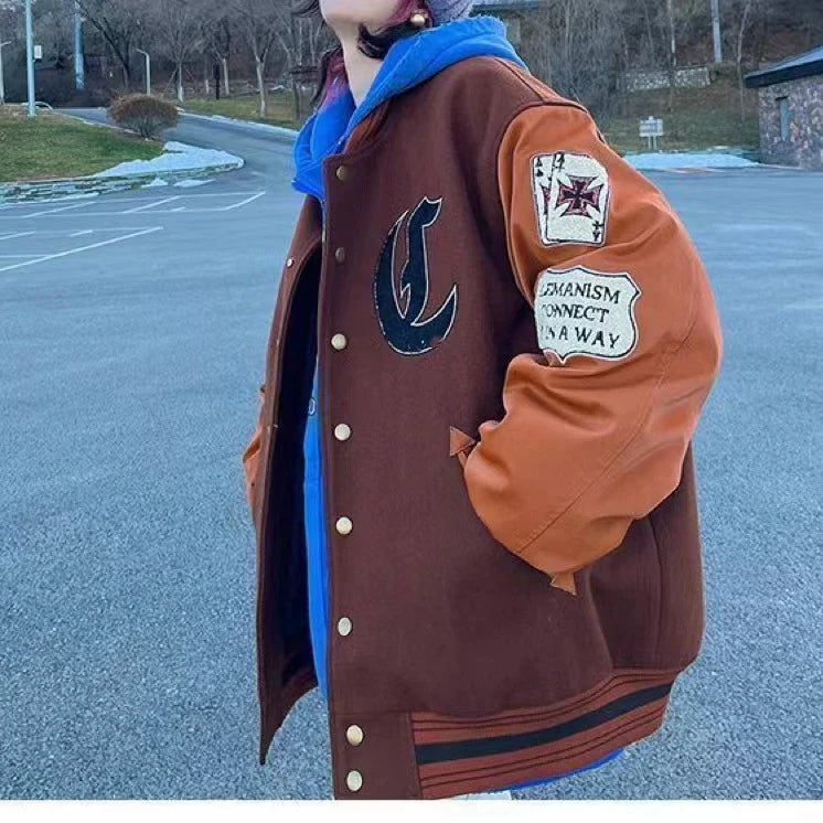 GiftHome UK Men's and Women's Loose Minority Design Coat