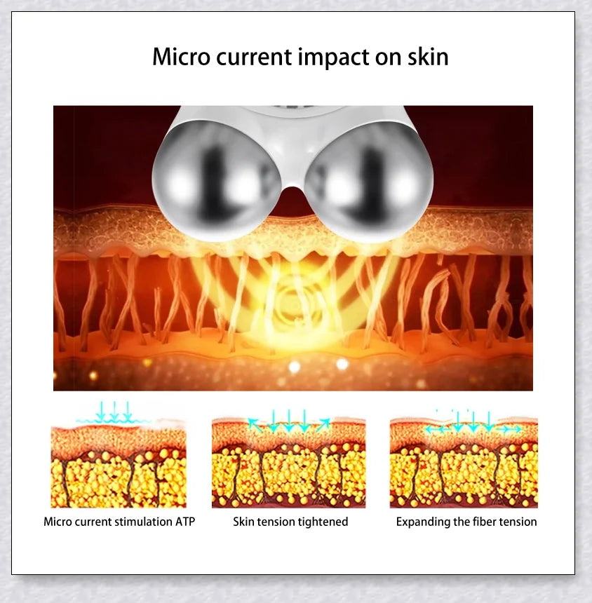 Mini Microcurrent Face Lift Machine for anti-aging skin tightening and rejuvenation