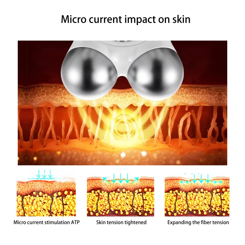 Mini Microcurrent Face Lift Machine for anti-aging skin tightening and rejuvenation