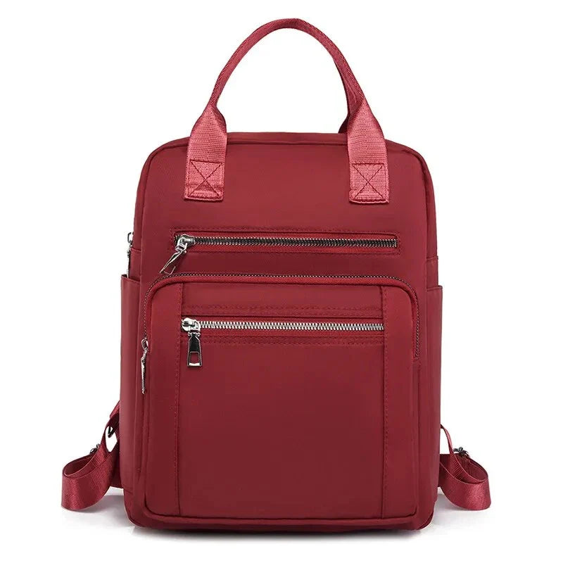 New Oxford Cloth Backpack in Dark Blue, a stylish and durable backpack with multiple compartments and a lightweight design