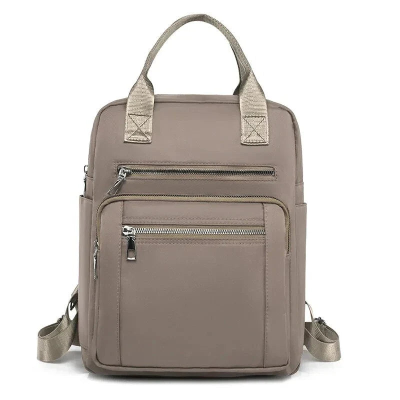 New Oxford Cloth Backpack in Dark Blue, a stylish and durable backpack with multiple compartments and a lightweight design