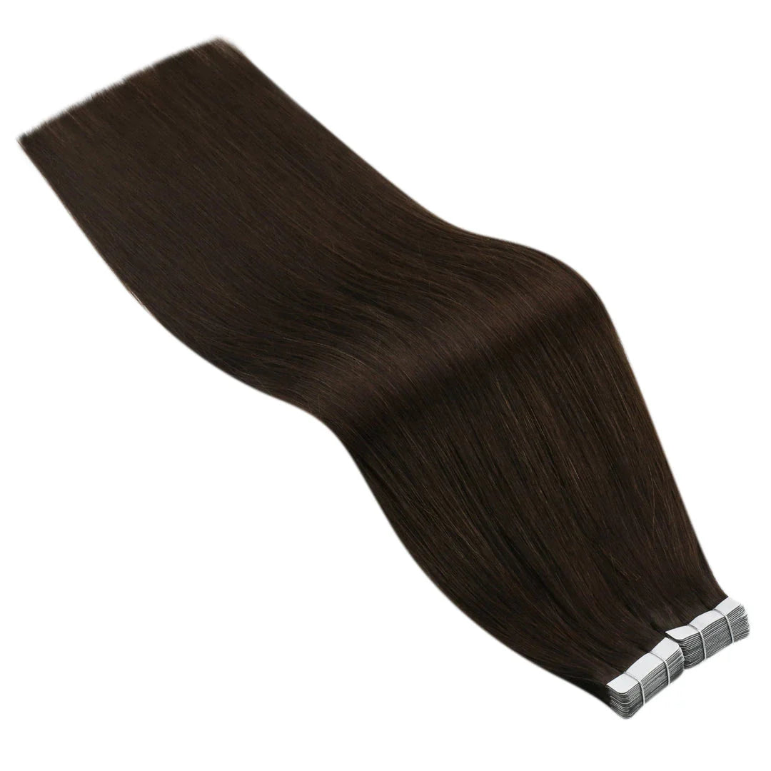 Luxurious Tape-In Human Hair Extensions in Ash Blonde, 24-inch length, 20 pieces per package