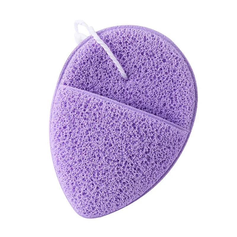 Trendha Natural Exfoliating Face Wash Puff - Soft, skin-friendly sponge material for a deep, refreshing clean