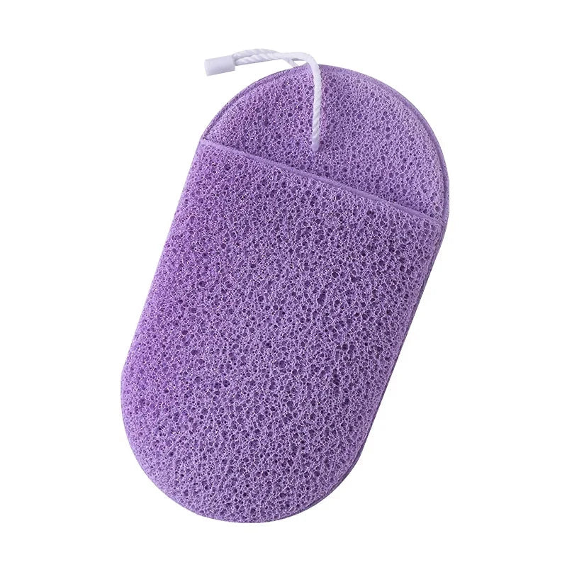 Trendha Natural Exfoliating Face Wash Puff - Soft, skin-friendly sponge material for a deep, refreshing clean