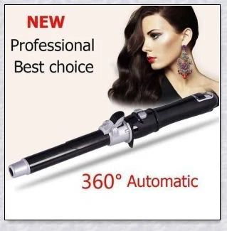Professional Auto Rotating Curling Iron with Ceramic Technology for Salon-Quality Curls at Home