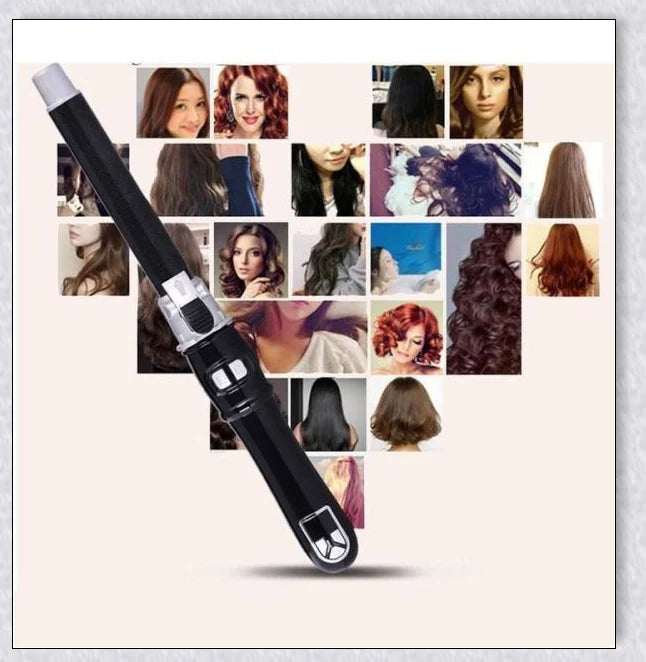 Professional Auto Rotating Curling Iron with Ceramic Technology for Salon-Quality Curls at Home