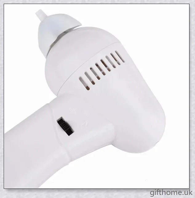Powerful yet gentle electric ear wax vacuum cleaner with soft silicone tip for safe and hygienic ear cleaning