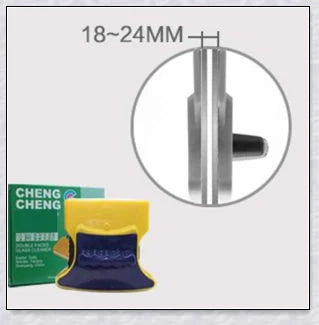 Magnetic Glass Cleaner Brush with polypropylene construction and powerful magnets for easy, streak-free window cleaning