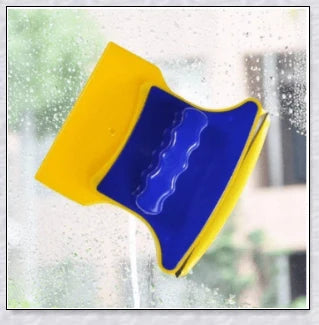 Magnetic Glass Cleaner Brush with polypropylene construction and powerful magnets for easy, streak-free window cleaning