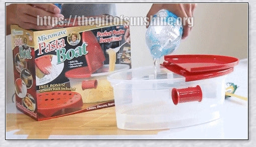 Microwave Pasta Cooker - Convenient and Versatile Kitchen Gadget for Quick Pasta Dishes