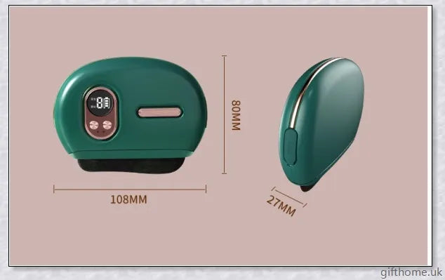 The Bianstone Massage Scraping Instrument Ai Meridian Brush, a premium self-care tool with vibration massage, acupoint pressing, and temperature control features.