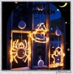 Frightlum Halloween Window LED Lights with enchanting spooky shapes and vibrant illumination