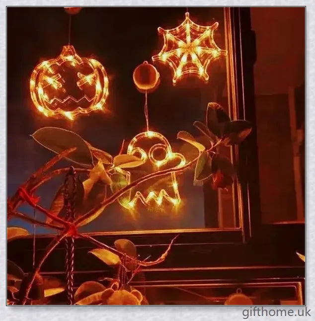 Frightlum Halloween Window LED Lights with enchanting spooky shapes and vibrant illumination