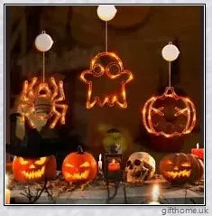 Frightlum Halloween Window LED Lights with enchanting spooky shapes and vibrant illumination