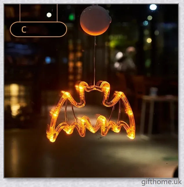 Frightlum Halloween Window LED Lights with enchanting spooky shapes and vibrant illumination