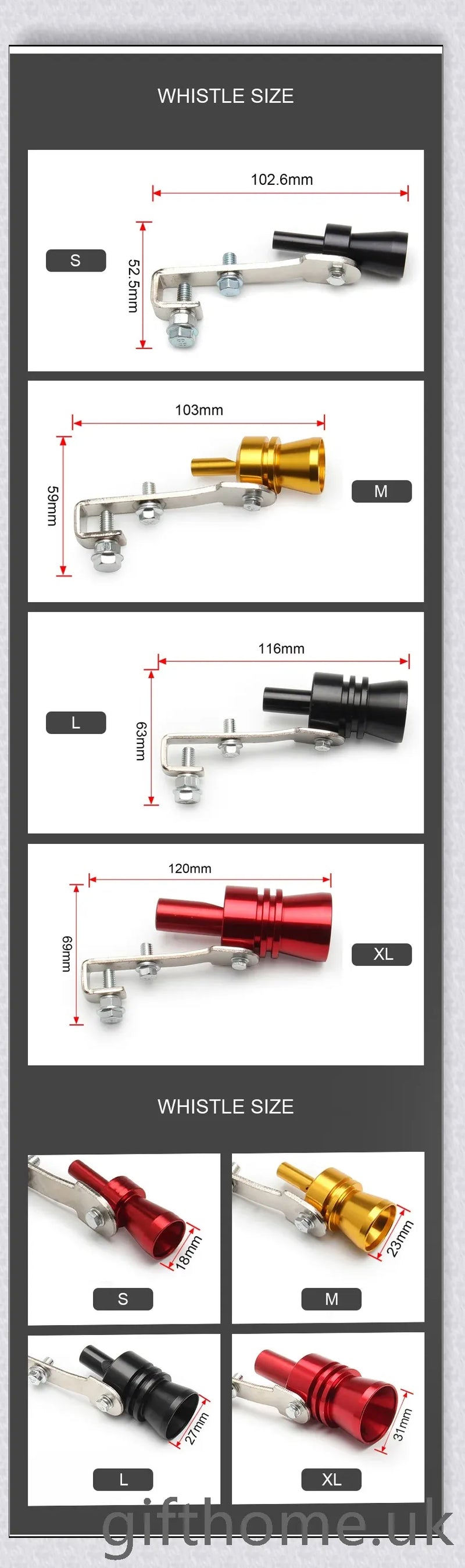 GiftHome UK Exhaust Pipe Oversized Roar Maker (Cars And Motorcycles)