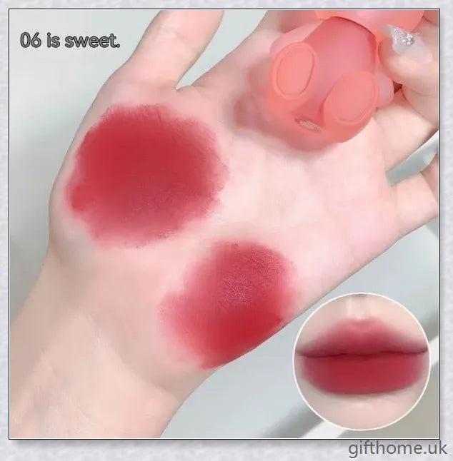 Bear Cute Rabbit Lip Mud - Matte Finish Lip Lacquer in Variety of Shades